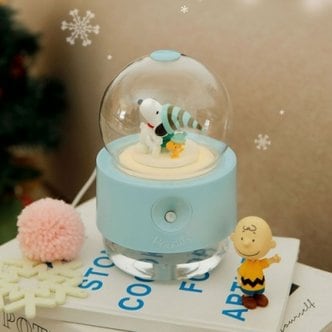 텐바이텐 [Peanuts] 스누피 스노우볼 오르골 무드등 가습기