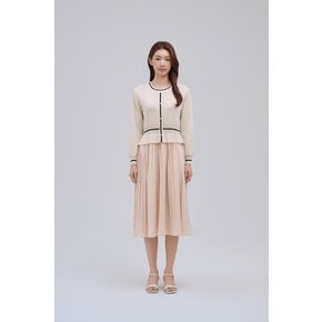라인 배색 롱 원피스 (SSKOOCC09610)(SSKOO09610)
