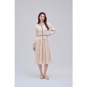 라인 배색 롱 원피스 (SSKOOCC09610)(SSKOO09610)