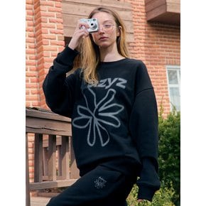 Lazy Flower Sweatshirt (2color)