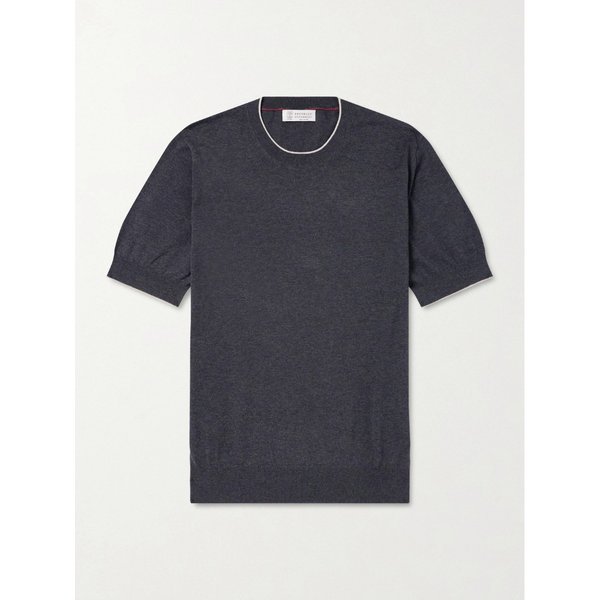 브루넬로쿠치넬리 코튼 티셔츠 46376663163018836