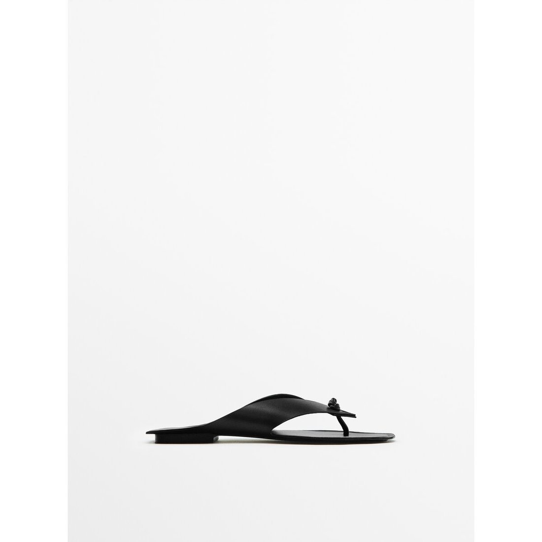 LEATHER FLAT SLIDE SANDALS LIMITED EDITION 11756150800, 신세계적 쇼핑포털