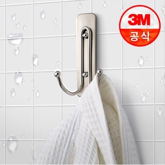 텐바이텐 3M 코맨드 방수 메탈 더블훅 1개입_(2225202)