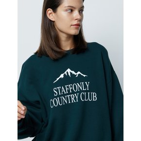 MOUNTAIN CC SWEATSHIRTS (GREEN)