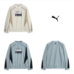 940495 // PUMA 푸마 남여공용 포 더 팬베이스 우븐 크루 FOR THE FANBASE Woven Crew