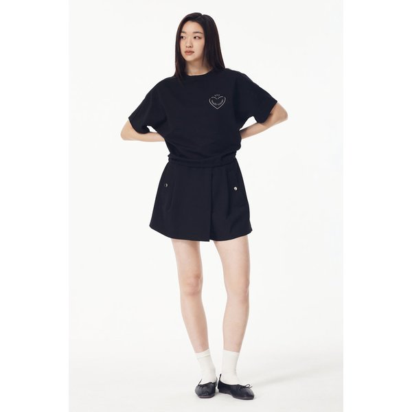 사이드 스트링 랩 스커트 숏 팬츠 7255230101199