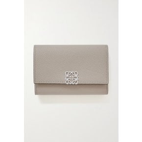 Anagram Textured-leather Wallet 베이지