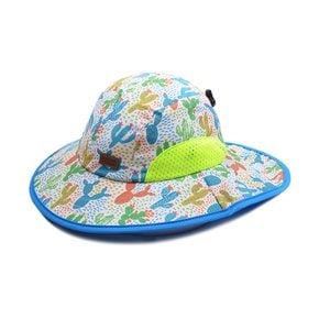 키즈 모자 플랩캡 Cactus flap cap - 화이트