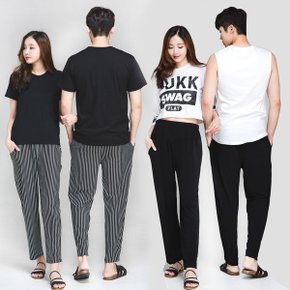 아이스 배기 팬츠 바지 남자 여자 9부 7부