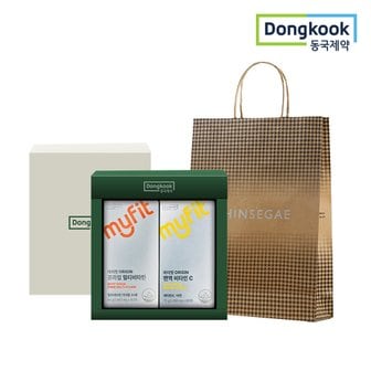 동국제약 [동국제약/선물포장] 마이핏 오리진 종합비타민세트 (멀티비타민 1박스+면역 비타민C 1박스)