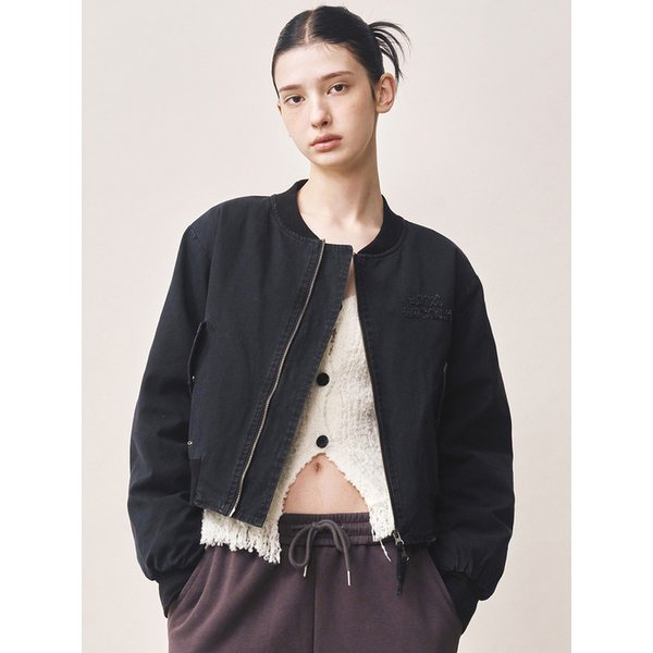 NICOLE PATCH SHIRRING JUMPER_BLACK