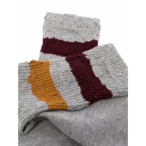 25FW 골든구스 양말 GUP00883P000488 81240 MELANGE GREY ORANGE RED YELLOW FLUO
