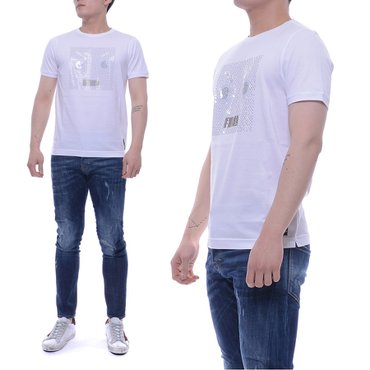 펜디 17S/S 남성 백버그 티셔츠 (FY0626_O9H_F0QA0_17S)