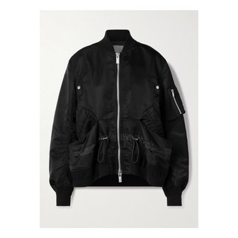 사카이 셸 보머 재킷 블랙 46376663162869298