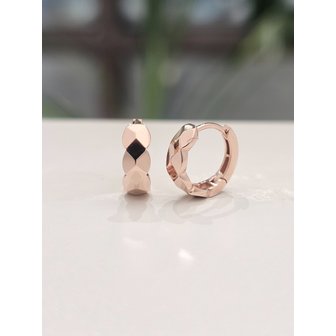 로제도르 [시흥점] E 패싯도르P 14K로즈골드 귀걸이(280100357)