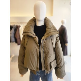 JJ지고트 [여주점] [JJ 지고트] 여성 하이넥 후드 구스다운 숏 패딩 GNBA2PDJ1