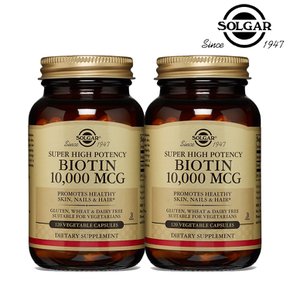 비오틴 하이 포텐시 10000mcg 120베지캡슐 X 2통