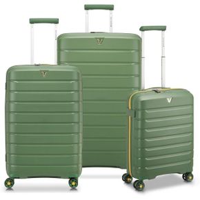 독일 론카토 캐리어 여행가방 1837809 RONCATO BFlying Neon 4Wheel Trolley Set 3Piece Militar