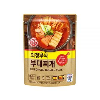  오뚜기 의정부식 부대찌개 500g 3팩