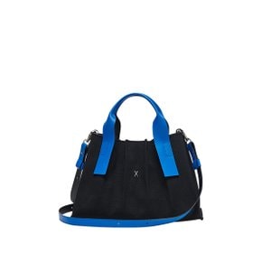 Lucky Pleats Canvas Tote S Imperial Blue