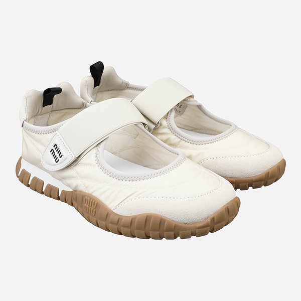 [시흥점] 6S 5F416E D7C F0304 타이어 테크니컬 발레리나 스니커즈 아이보리