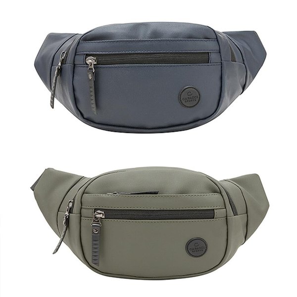 [옷자락] 남성 스트리트 스타일 PU 가방 지퍼형 크로스백