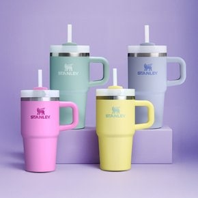 [스탠리공식유통사] 퀜처 H2.0 플로우스테이트 텀블러 591ml 손잡이형