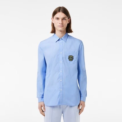 (남성)포플린 스트라이프 셔츠(CH0890-54G E7B)블루