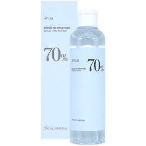 자작나무 70 수분 부스팅 토너 250ml x 2개 저자극 수부지토너