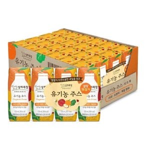 상하 유기농주스 사과오렌지케일 125ml x 24팩