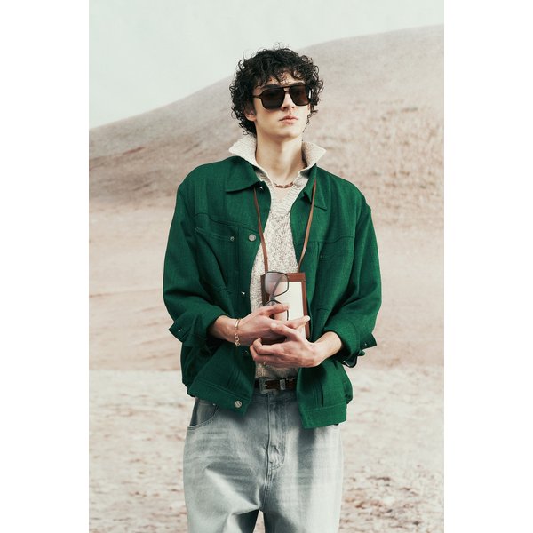 [여주점] [이로] 남성 TWEED LIKE 트러커 자켓 IQJAA24701GRX