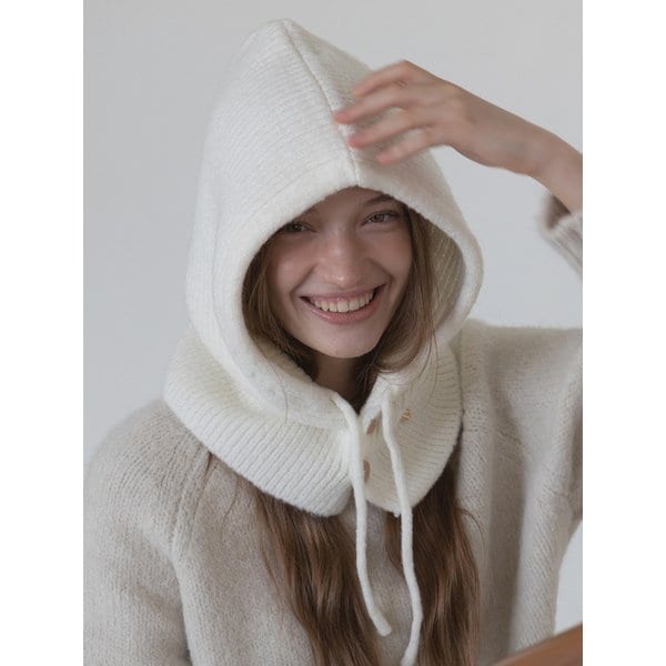 [5차 리오더] 울 버튼 니트 바라클라바 WBA303_4color