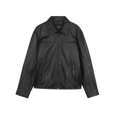 버커루 레더 카라 블루종 자켓(B255LR370P)