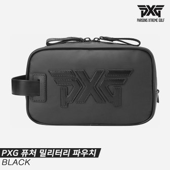  [카네정품]2023 PXG 퓨처 밀리터리(FUTURE MILITARY) 파우치[블랙][남여공용]