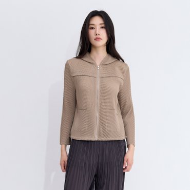 플리츠미 오블리크 후라쉬 후드 자켓_PPJKF025013