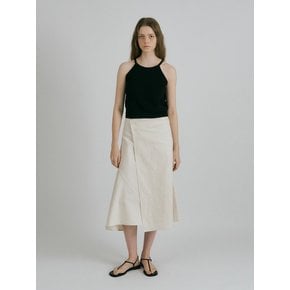 FLARE WRAP SKIRT (ECRU)