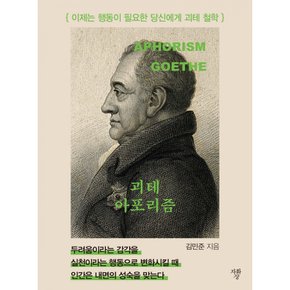 괴테 아포리즘 이제는 행동이 필요한 당신에게 괴테 철학