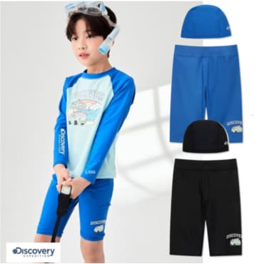 디스커버리키즈 키즈 프레시벤트  5부 워터레깅스+모자SET DKSB54043