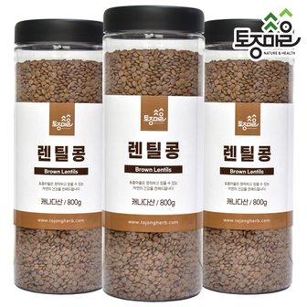 토종마을 렌틸콩 800g X 3개