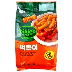 비비고 매콤달콤 쌀 떡볶이 1140g(2인분 x 4개) 분식점 맛