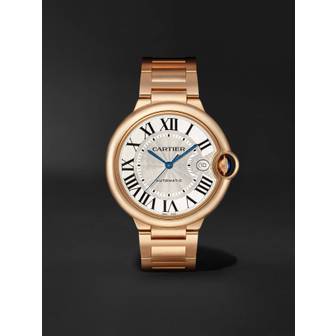 까르띠에 [해외배송] BALLON 블루 드 CARTIER 오토매틱 40MM 18캐럿 핑크 골드 시계 REF 노 W B0080105001