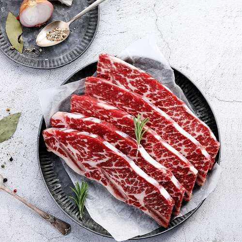 [바라던] 꽃갈비만 사용한 기름손질 잘 된 LA갈비1kg x 2팩(총 2kg)/일반포장