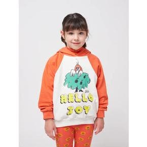 25SS 헬로 조이 래글런 슬리브 후디 B125AC044