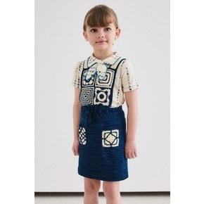 MISHA&PUFF 미샤앤퍼프 25SS 키즈 원피스 Crochet Afghan Pinafore K1012S25-438