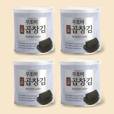 삼해진미 [1/15(수) 순차출고]하나맛김 보령 일품 무조미곱창김 캔김 22g x 4캔