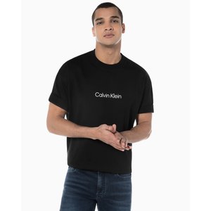 Calvin Klein Jeans 남성 릴렉스핏 헤비 코튼 크루넥 반팔 티셔츠(40HM228)