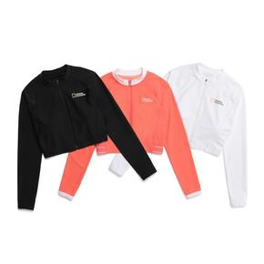 여성 집업 크롭 래쉬가드 (기본핏) N232WRG420