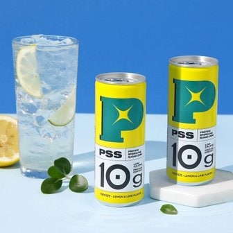  펄세스 PSS10 프로틴 스파클링 슈가제로 레몬라임맛 240ml x 6개