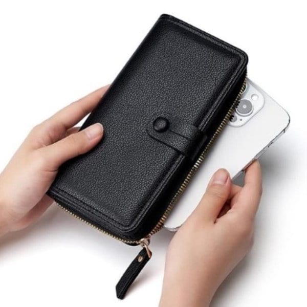 [옷자락] 여성용 미니멀 심플 가죽지갑