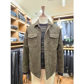 [여주점] 코오롱 브렌우드 남성 스웨이드 트러커 점퍼 BRUAA25162KHX